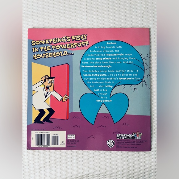Powerpuff Girls book 2001 Fishy Business Its Whale of a Tale - Picture 2 of 3